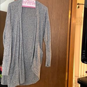 Express grey oversized cardigan
